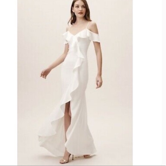 BHLDN Dresses & Skirts - Anthropologie x BHLDN Lafayette Dress In Ivory
